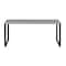 Hirsh Commercial Desks, 29.5 in D X 29.9 in H, 59 in W X Steel, Black / Gray Elm 23938 - alternate 1